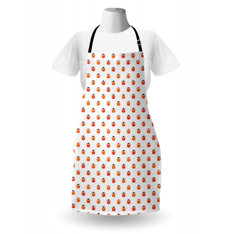 Raw Fish and Rice with Caviar Apron