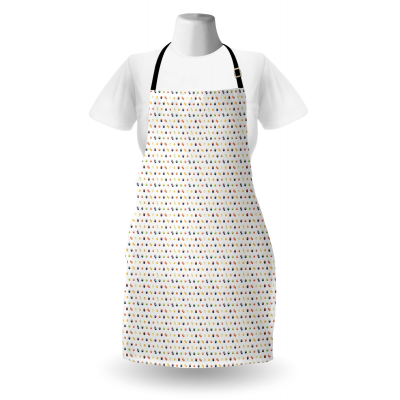 Cartoon Tiny Sushi Delicacies Apron