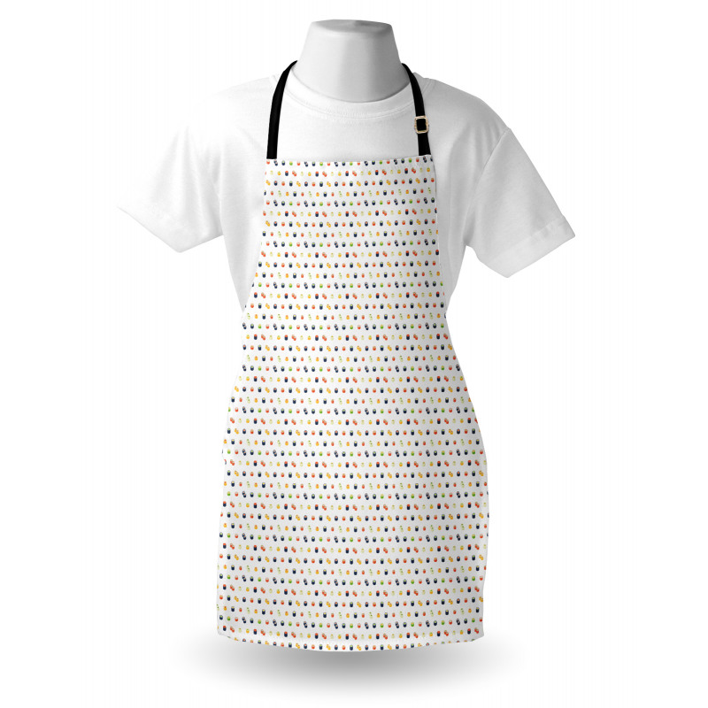 Cartoon Tiny Sushi Delicacies Apron