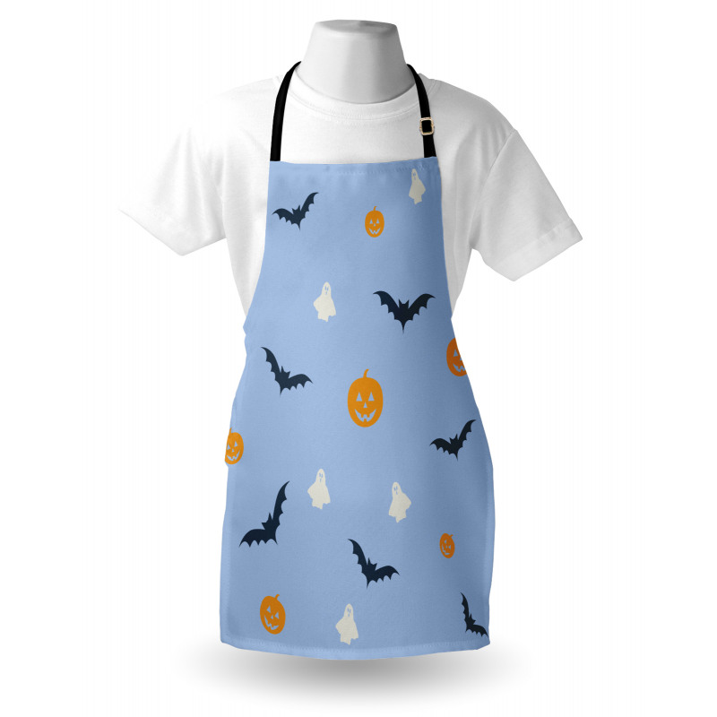 Pumpkins and the Flying Bats Apron