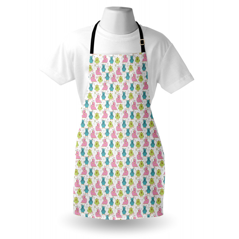 Smiling Characters Apron