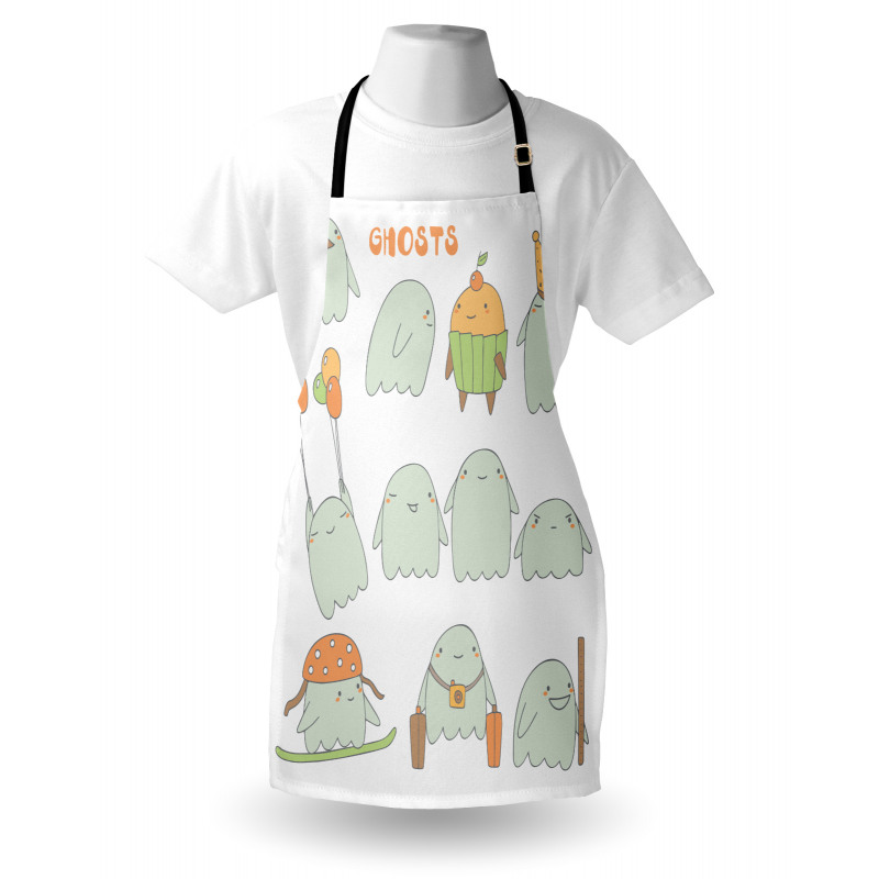 Funny Scary Characters Apron