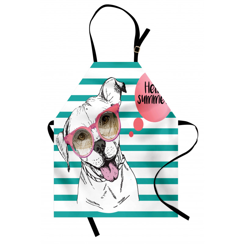 English Pitbull Sunglassess Apron