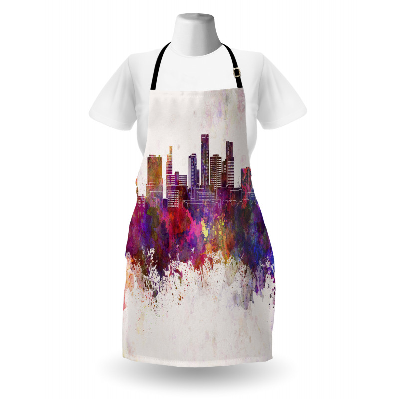 Grunge Splashes Cityview Apron