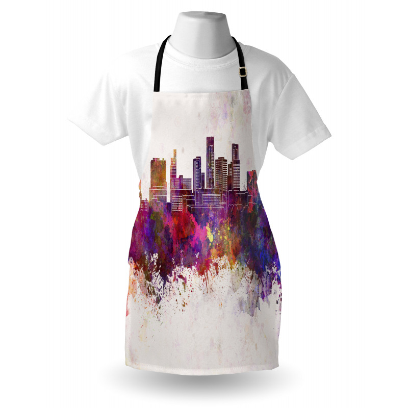 Grunge Splashes Cityview Apron