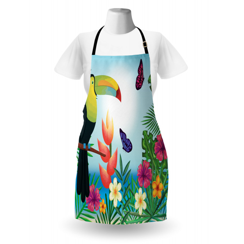 Paradise Flower Blossoms Apron