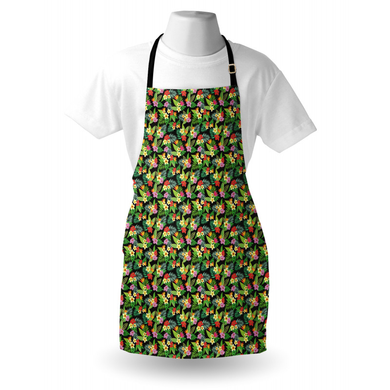 Floral Botany Composition Apron