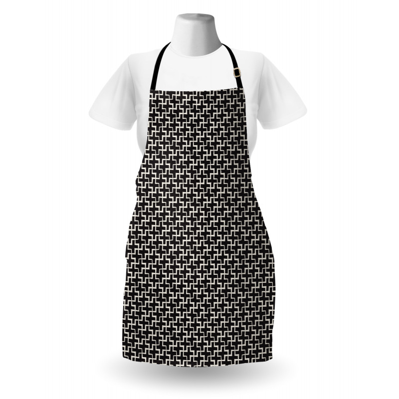 Plus Sign Geometric Apron