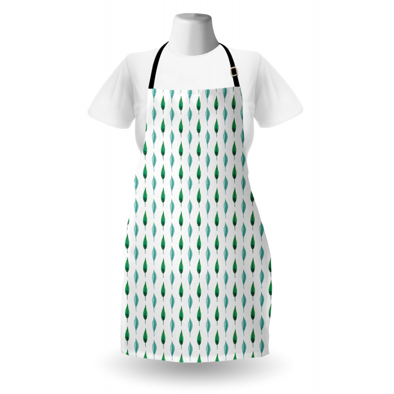 Botanical Watercolor Pattern Apron