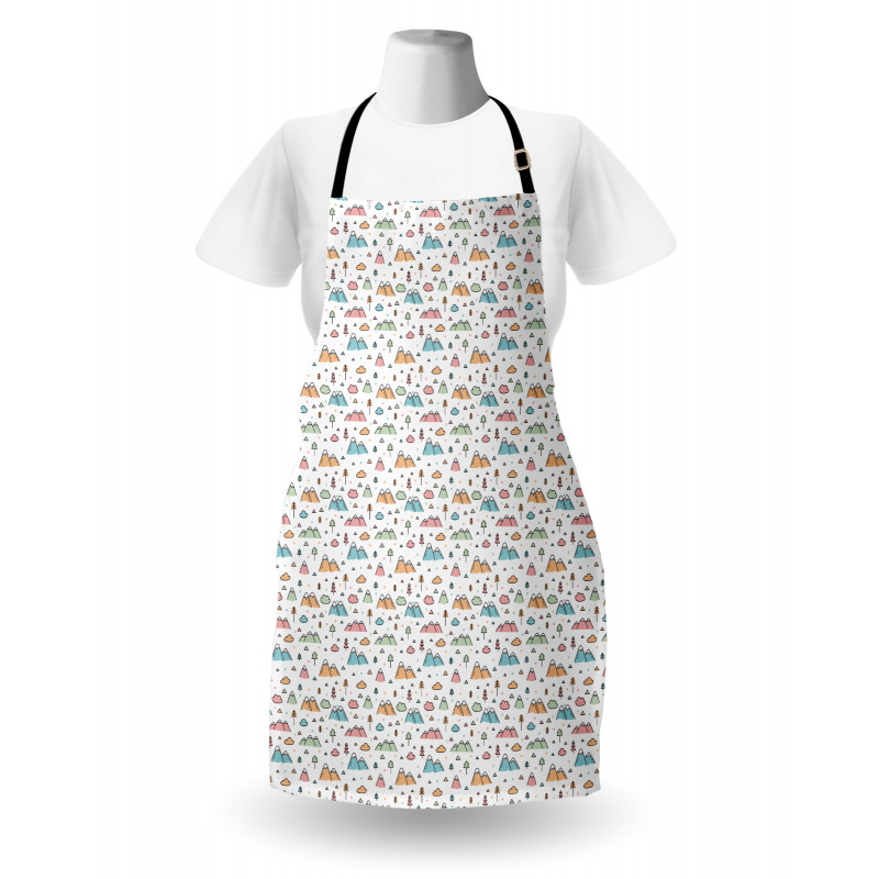 Mountains and Trees Apron