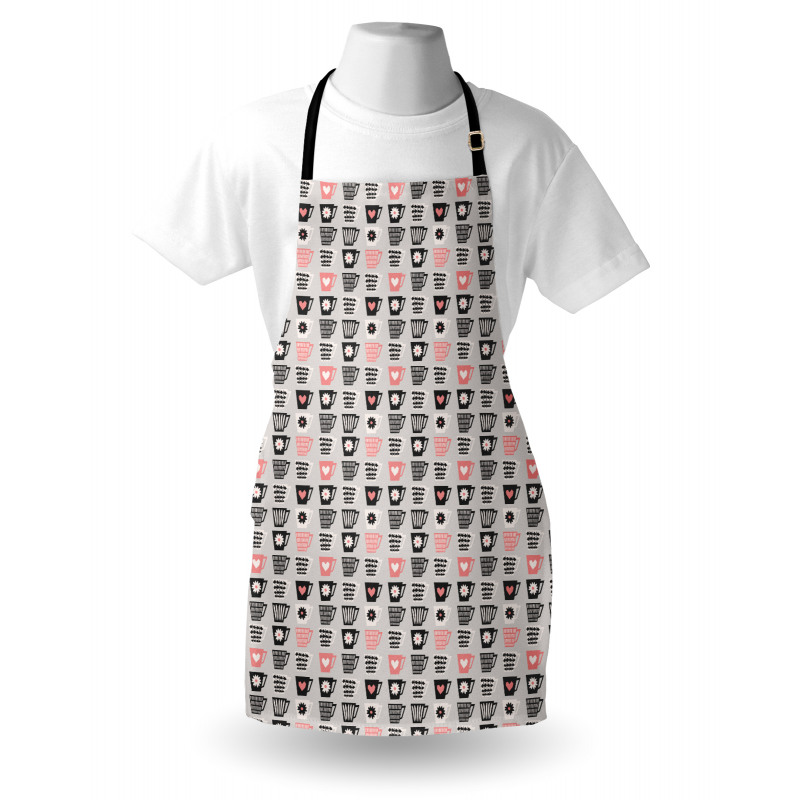 Mid Century Flowers Apron