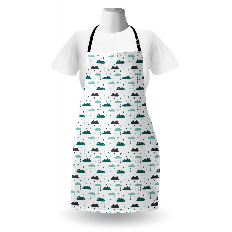 Stars Clouds Nighttime Apron