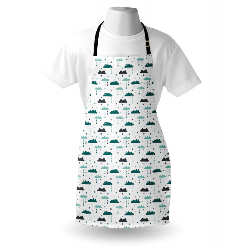 Stars Clouds Nighttime Apron