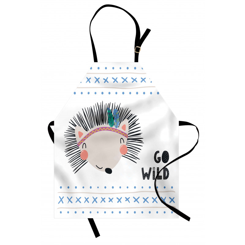 Hedgehog Go Wild Words Apron