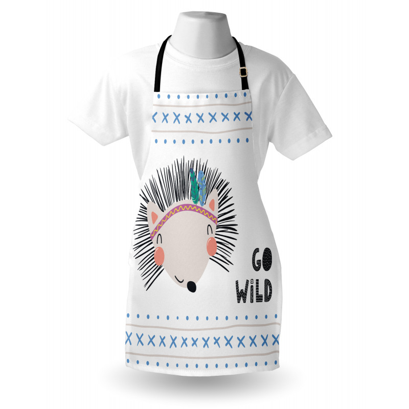 Hedgehog Go Wild Words Apron