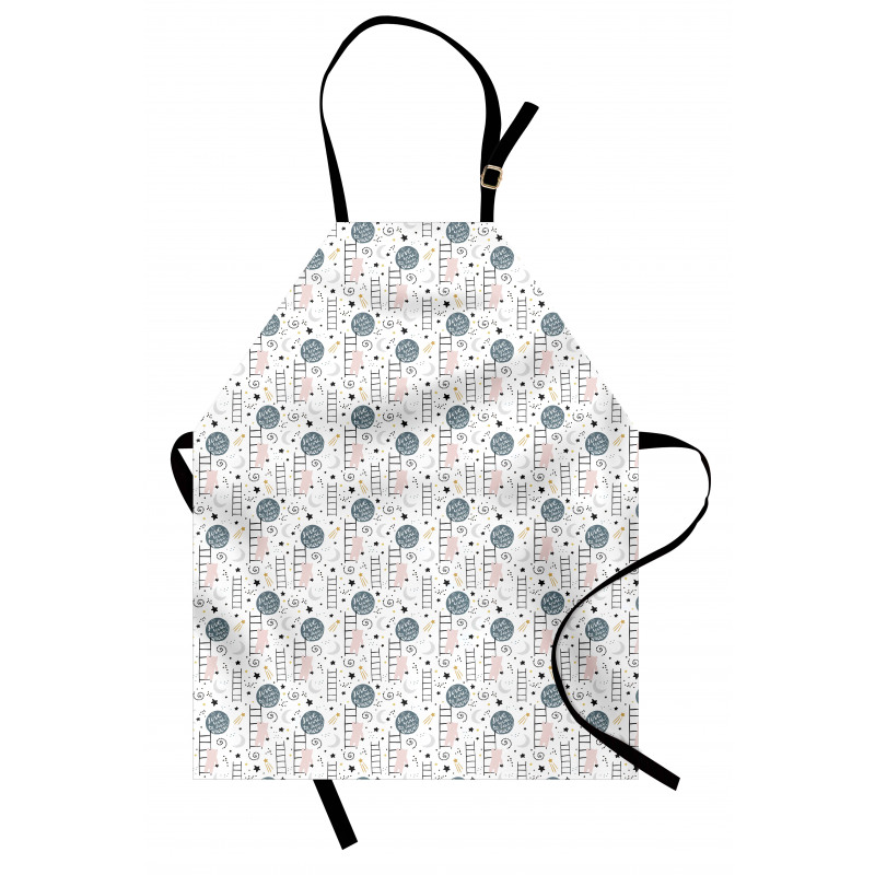 Bear and Stars Cartoon Apron