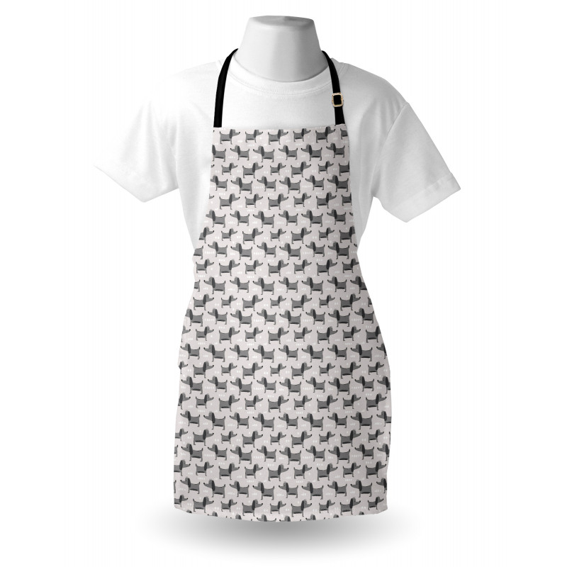 Hand Drawn Puppy Apron