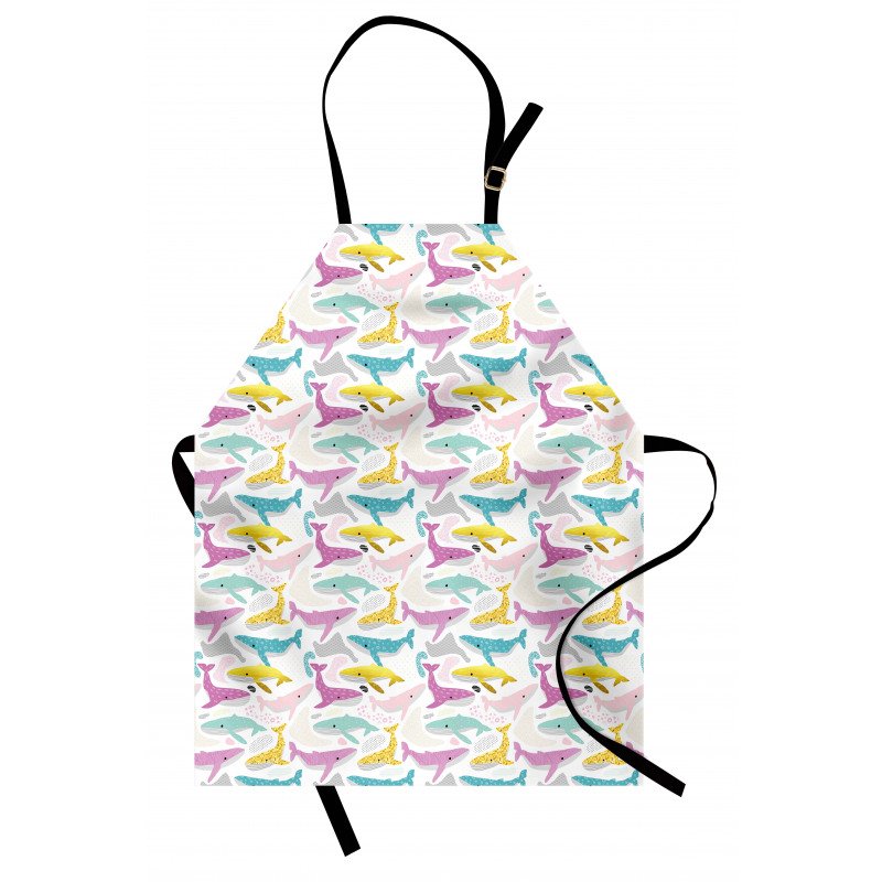 Whales Childish Maritime Apron