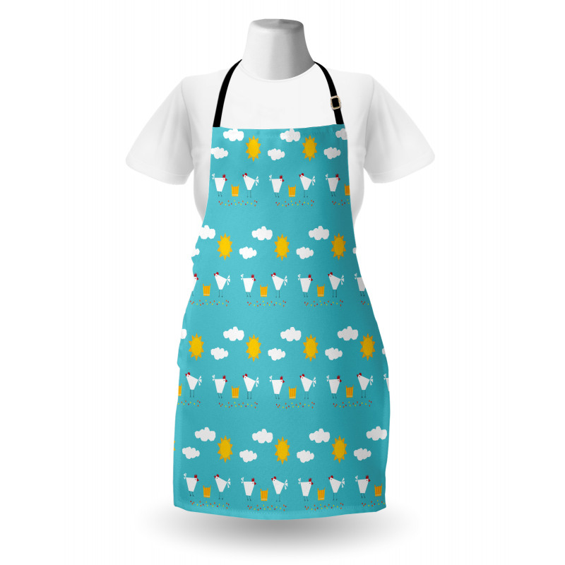 Happy Funny Farm Morning Apron