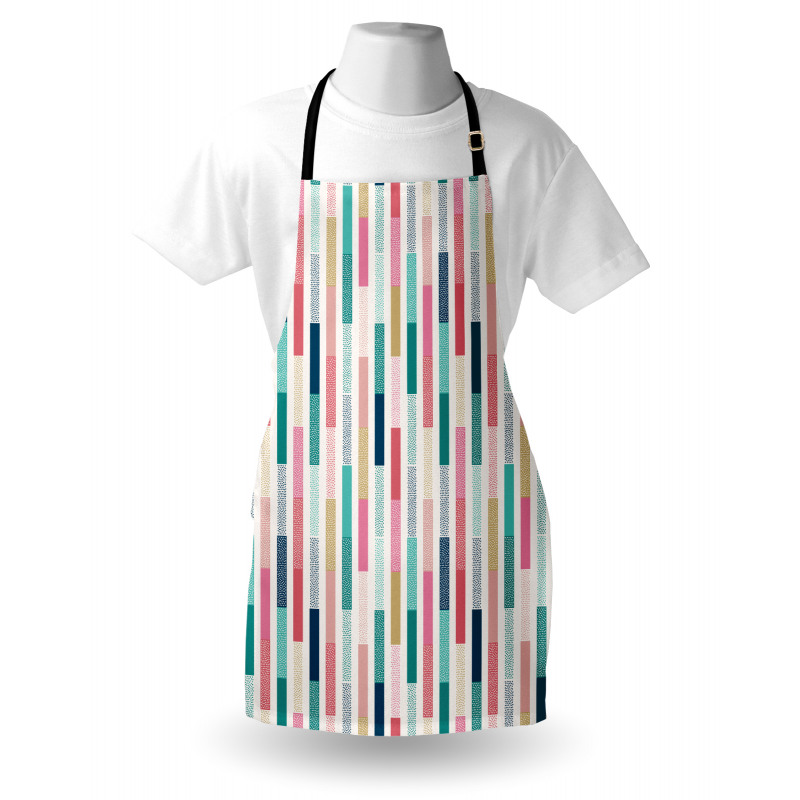 Avant-Garde Color Stripes Apron