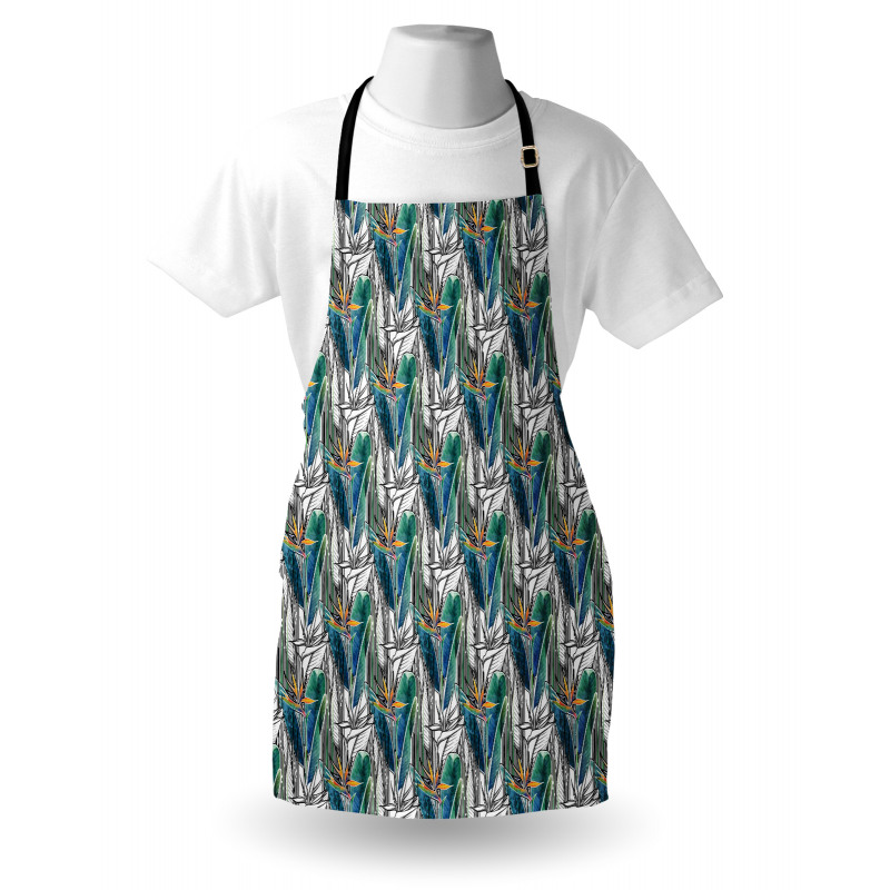 Watercolor Plant Apron