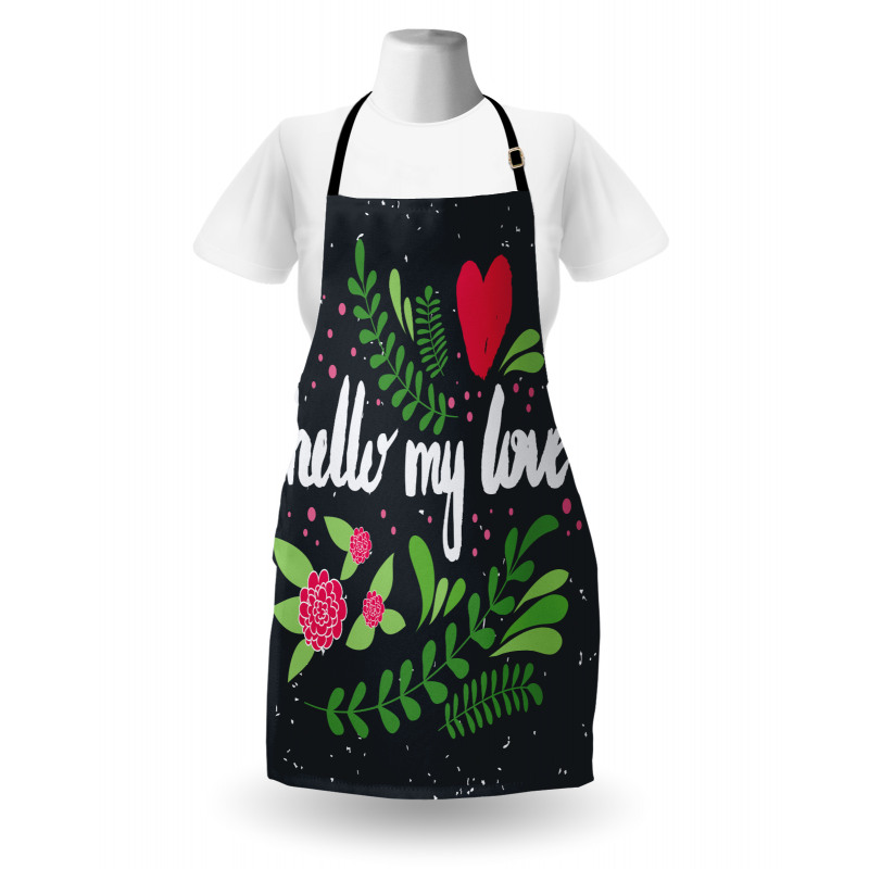 Hello My Love Words Apron