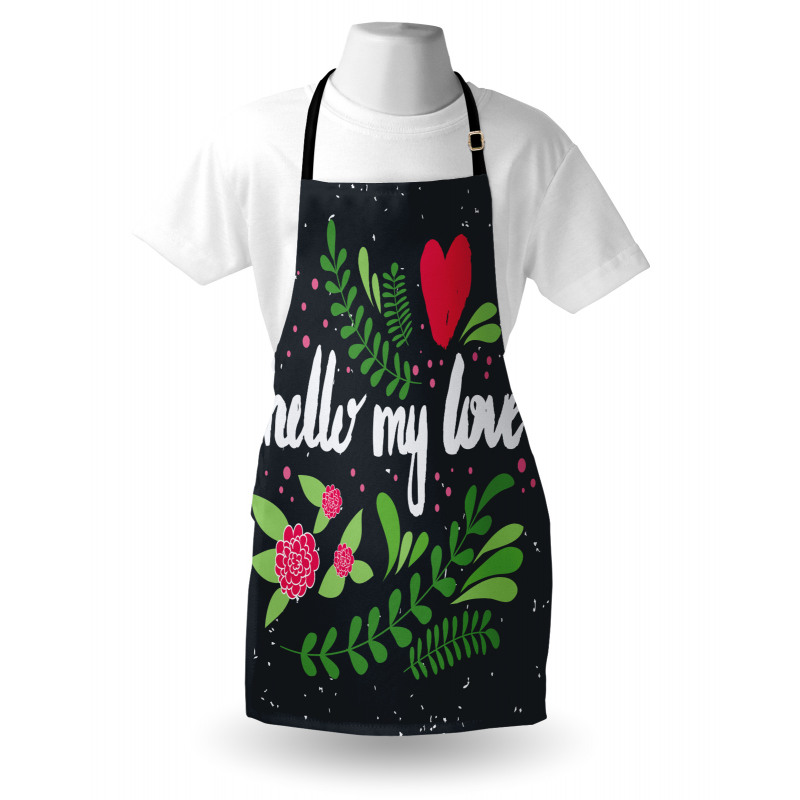 Hello My Love Words Apron