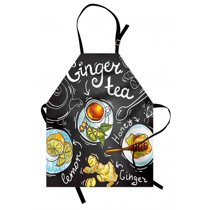 Healthy Lifestyle Drink Theme Apron