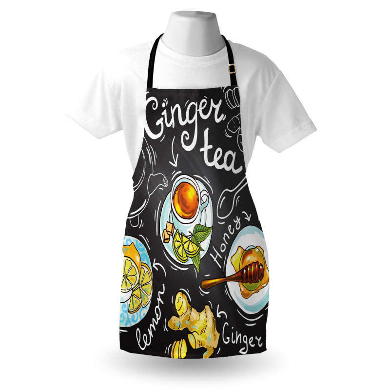 Healthy Lifestyle Drink Theme Apron