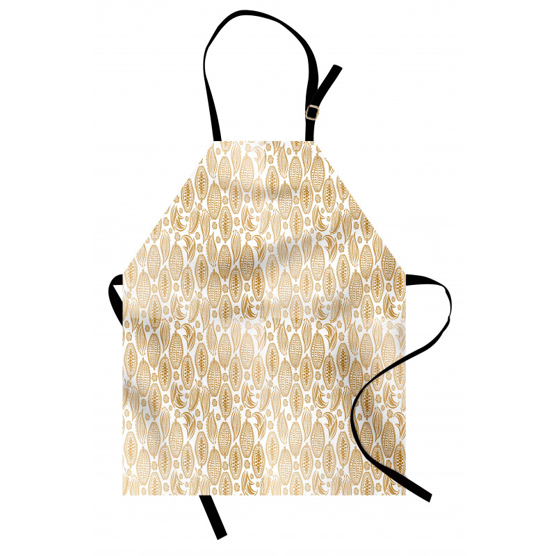 Cocoa Beans Plain Backdrop Apron