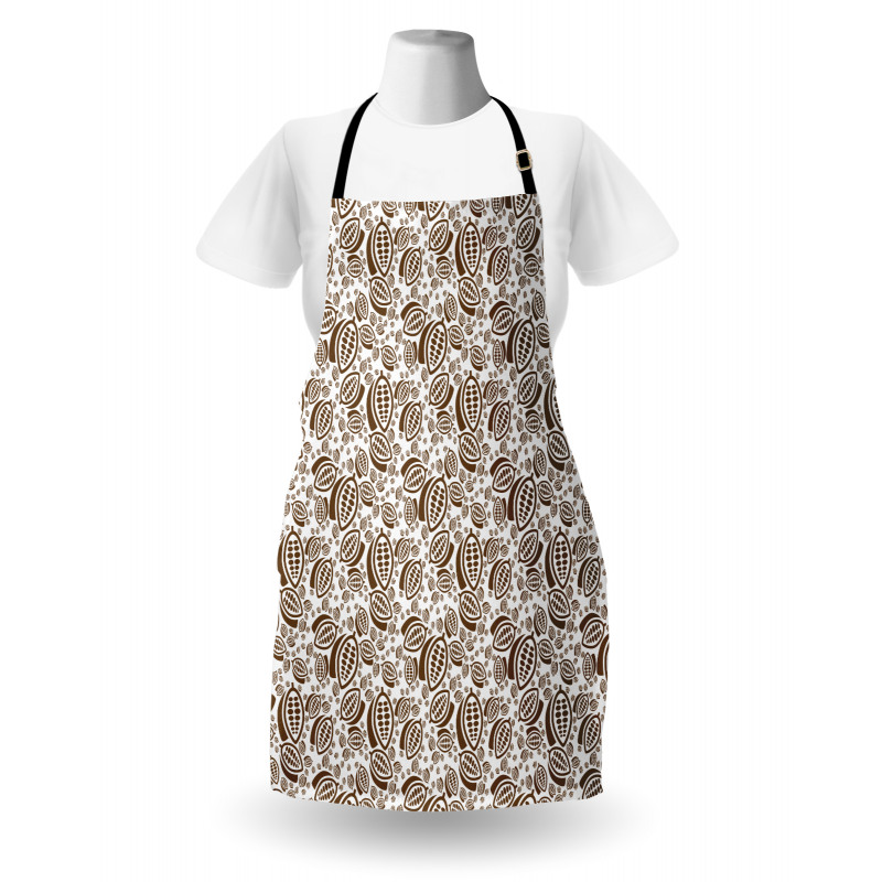 Chocolate Beans Abstract Apron