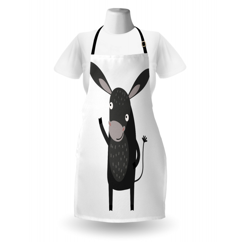 Happy Donkey with a Smile Apron