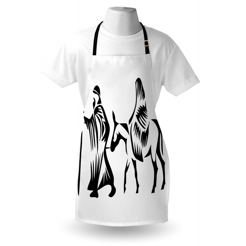 Abstract People Traveling Apron