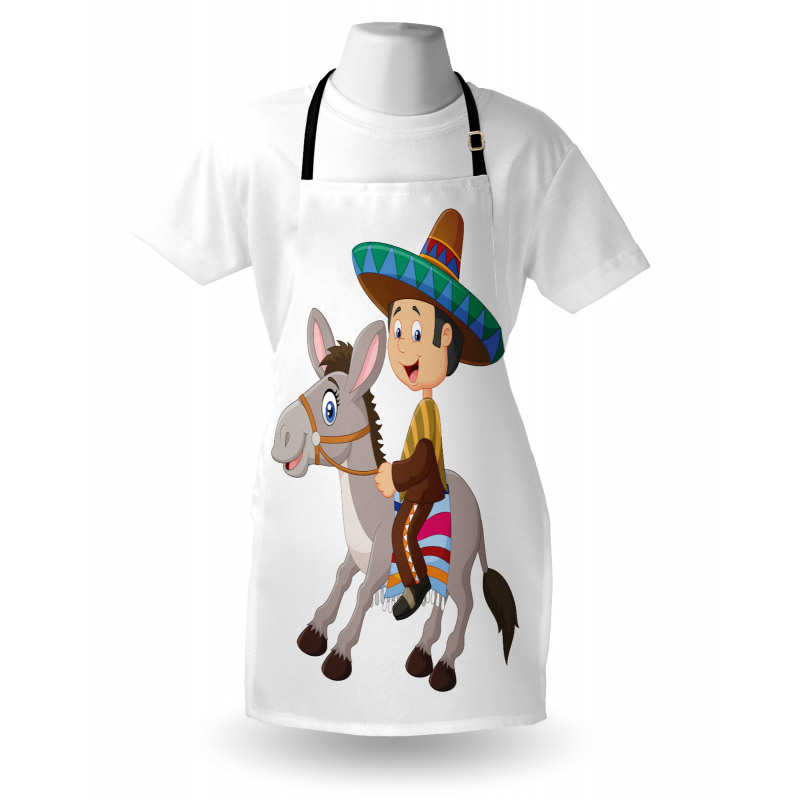 Mexican Man with Sombrero Apron