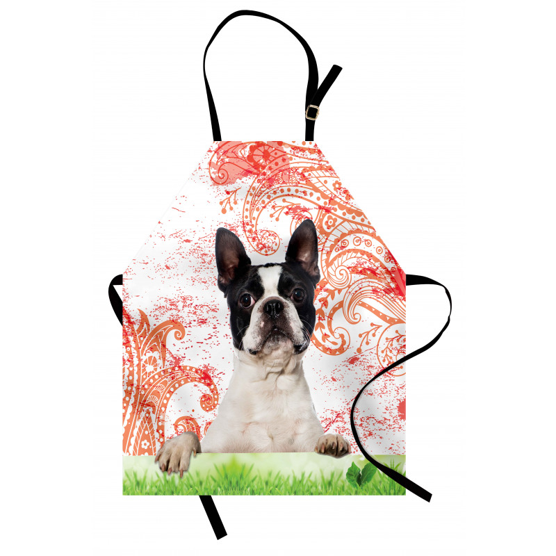 Pet Animal on Swirls Apron