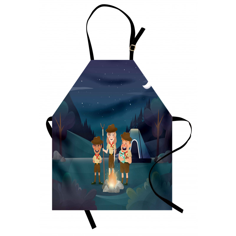 3 Scouts in the Forest Apron