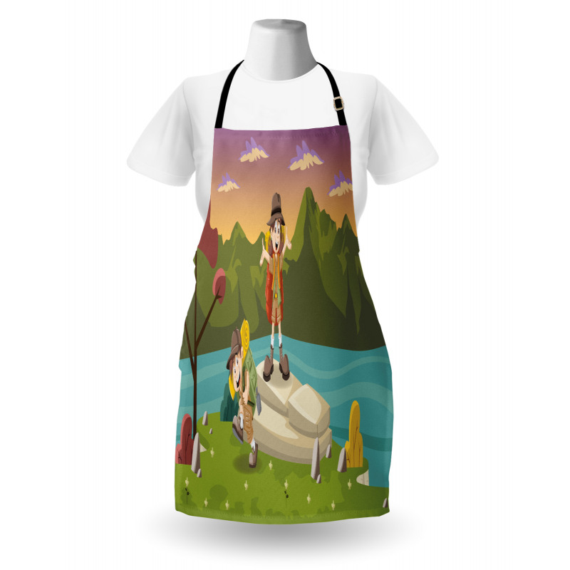 Best Friends Go Camping Apron