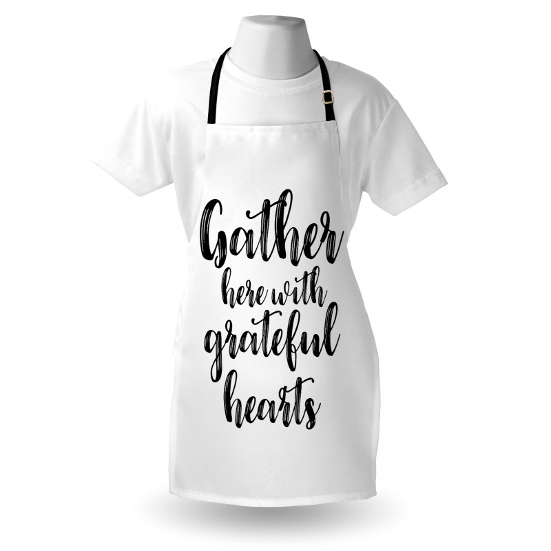 Modern Hand Written Words Apron