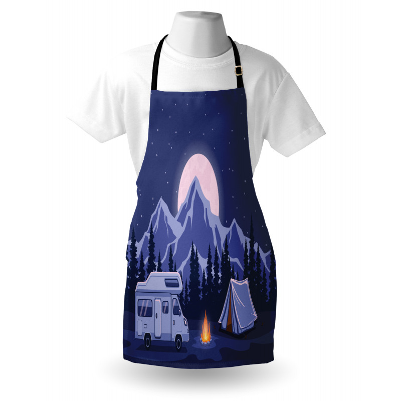 Family Adventure Camping Forest Apron