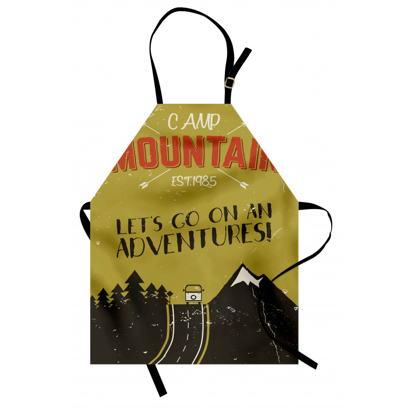 Lets Go on an Adventure Words Apron