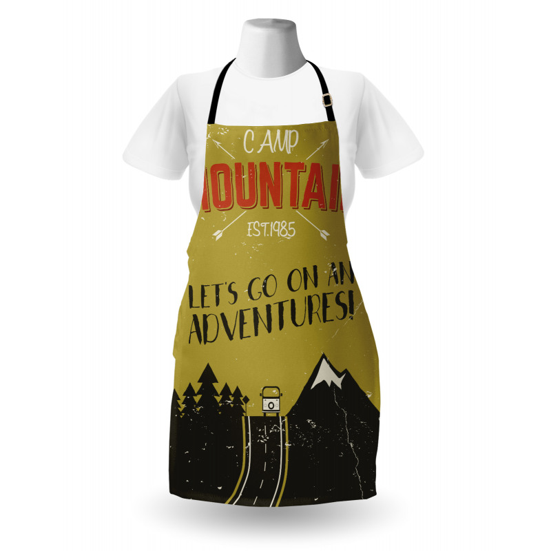 Lets Go on an Adventure Words Apron