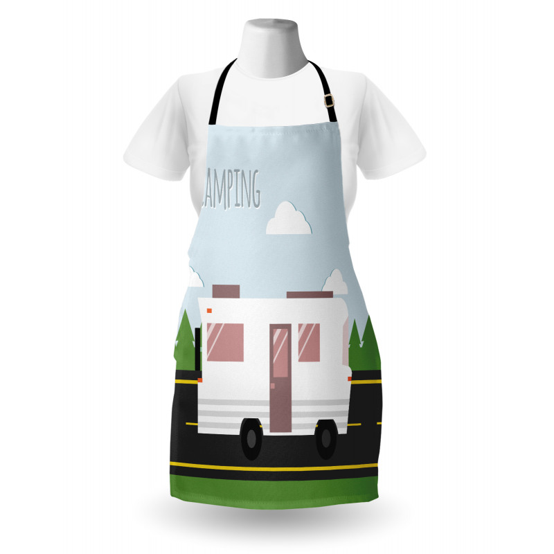 Go Camping Words with a Truck Apron