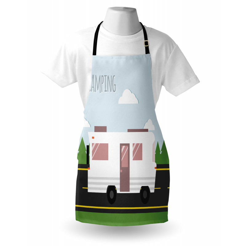 Go Camping Words with a Truck Apron