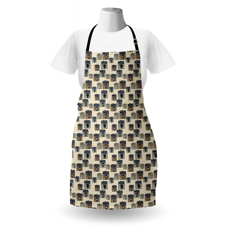 Old Fashioned Photo Devices Apron