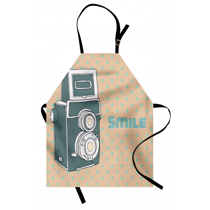 Nostalgic Smile Calligraphy Apron