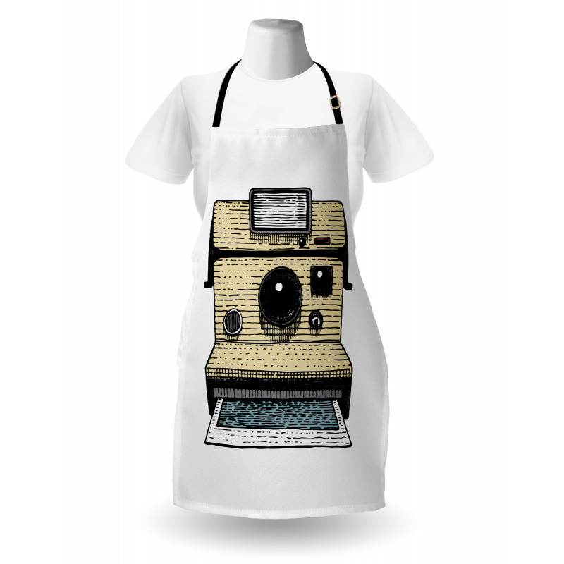 Vintage Polaroid Machine Apron