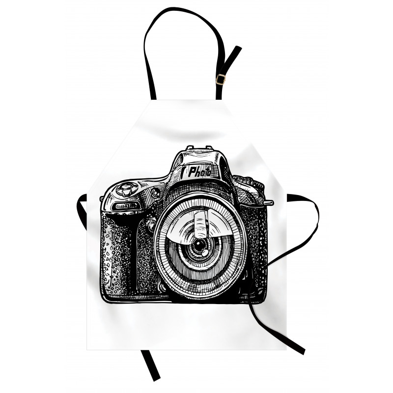 Monochromatic Style Camera Apron