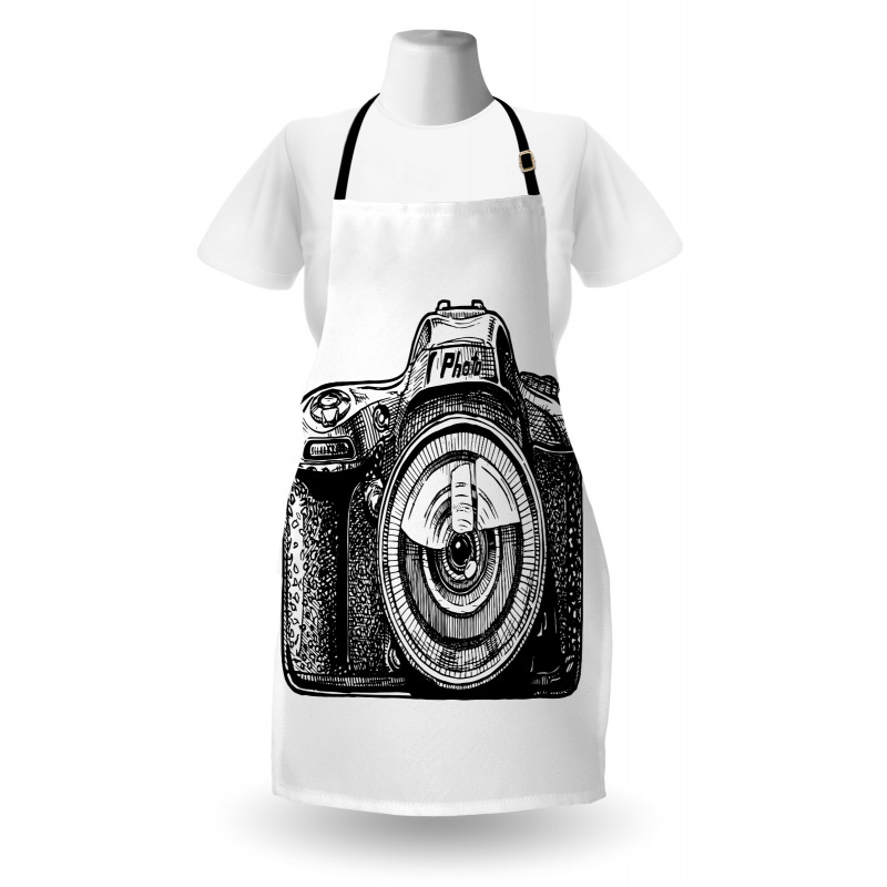 Monochromatic Style Camera Apron