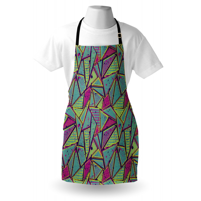 Dots Stripes Composition Apron