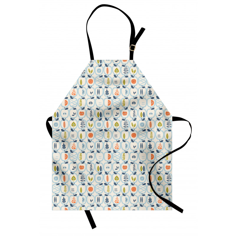 Doodle Style Fruit Halves Apron